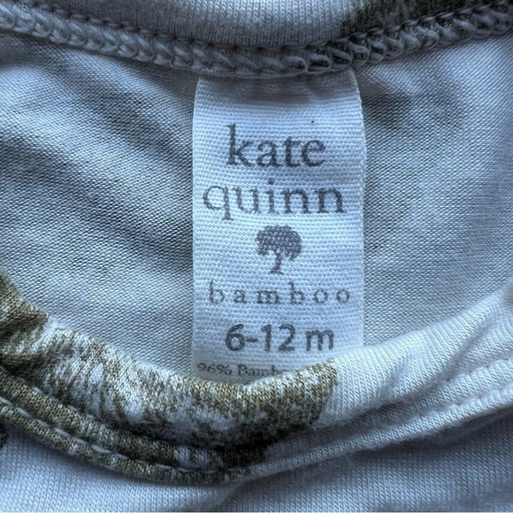 Kate Quinn Baby Fennel Llama Short  Sleeve Bamboo Romper 1 Piece Sz 6-12 Months - Picture 3 of 7